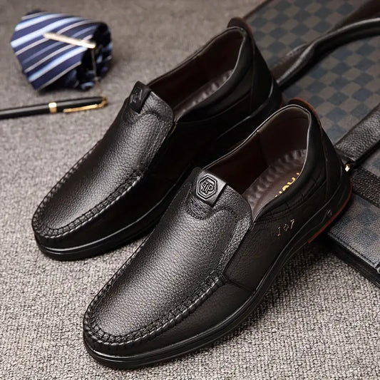 Men's Business Soft-Insole Leather Loafers