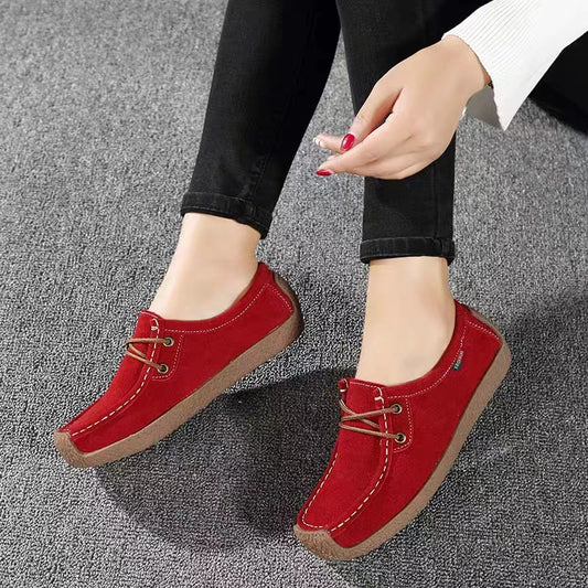 Women's Flat Lace-Up Boat Shoes