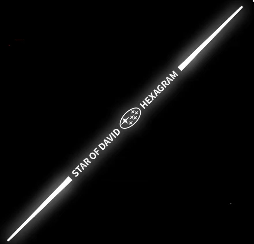 Car Hood Highly Reflective Car Sticker ( 2 Sets )