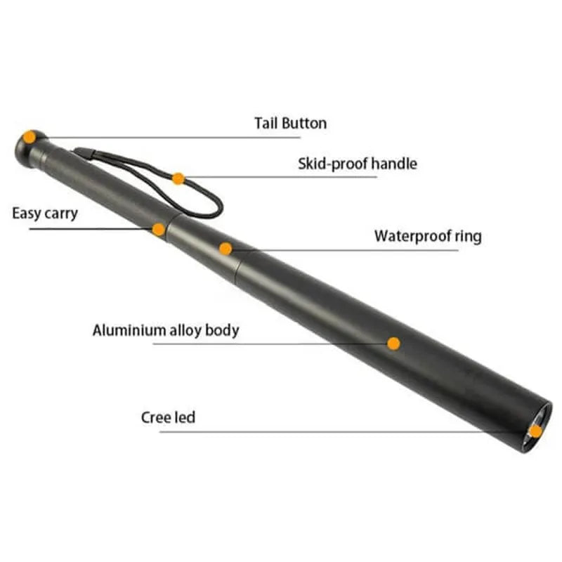 Baseball Bat Self Defense Flashlight