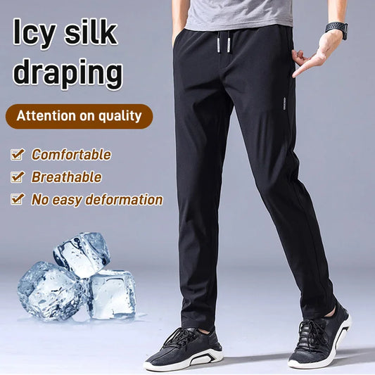 Men's Icy Silk Casual Pants