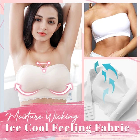 Ice Silk Non-slip Tube Top Strapless Bra