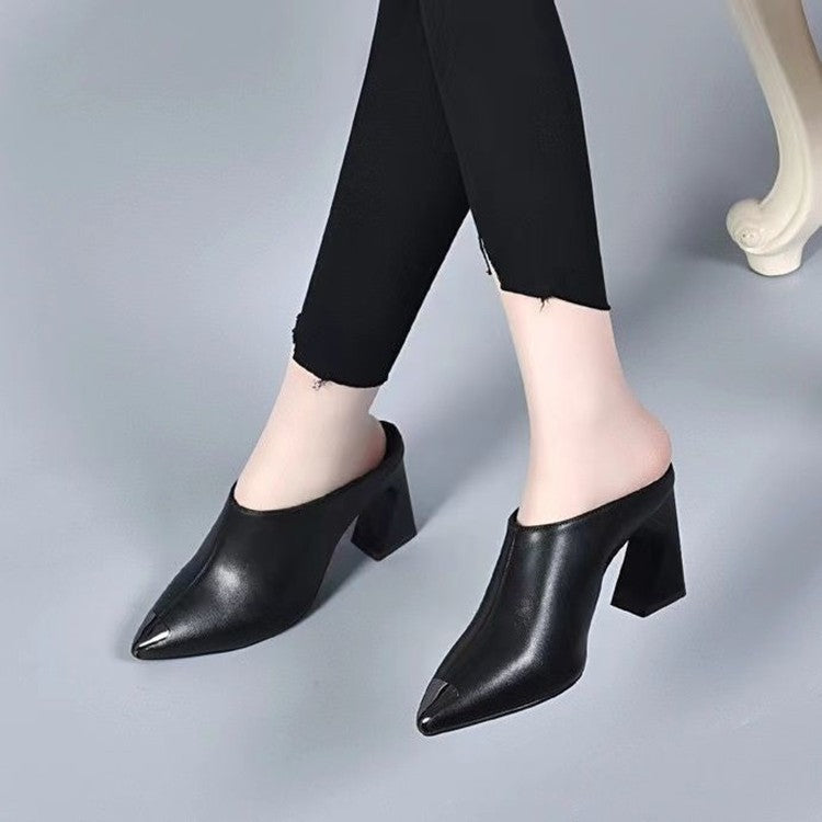 Women's Open Pointed high-heeled shoes