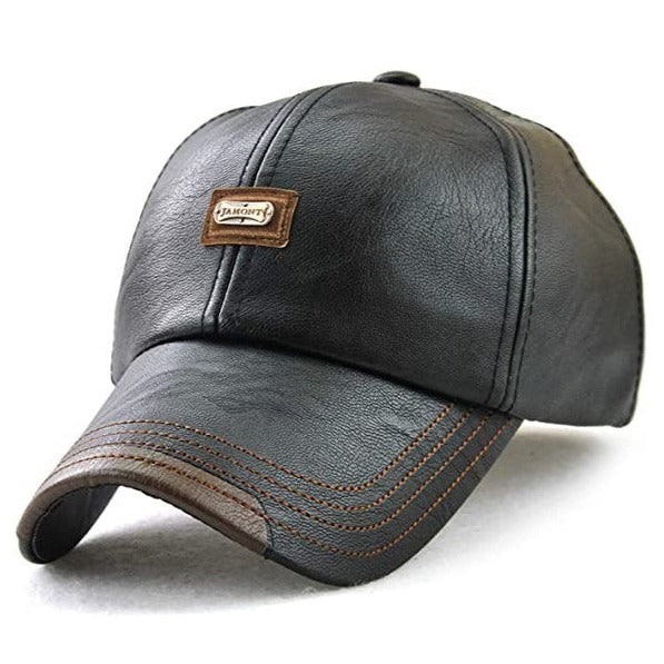 Jamont Leather Baseball Cap