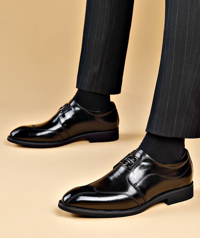 Men's Casual Business Shoes【Black Only】