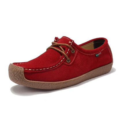 Women's Flat Lace-Up Boat Shoes