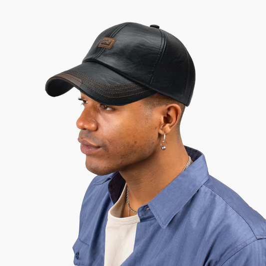 Jamont Leather Baseball Cap