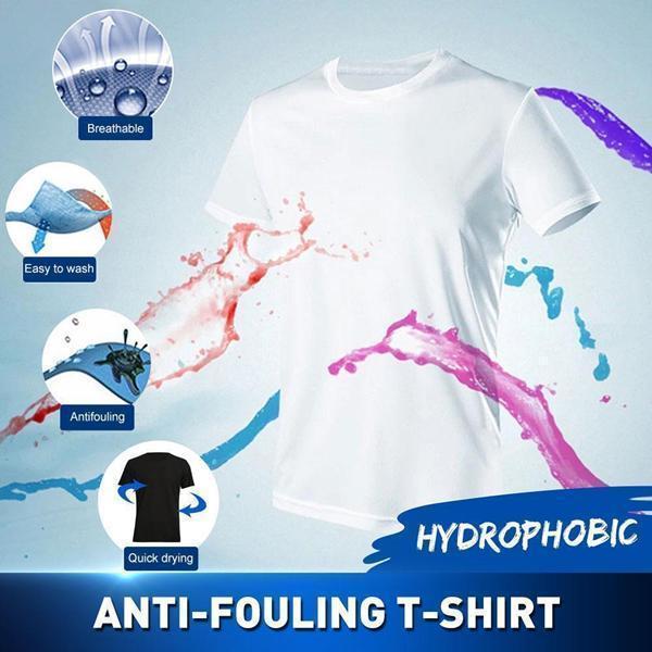 Ice Silk Anti-Dirty Waterproof Quick Dry T-Shirt