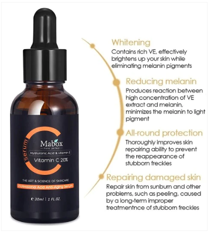 Mabox Vitamin C Serum/Retinol Moisturizer Face Cream