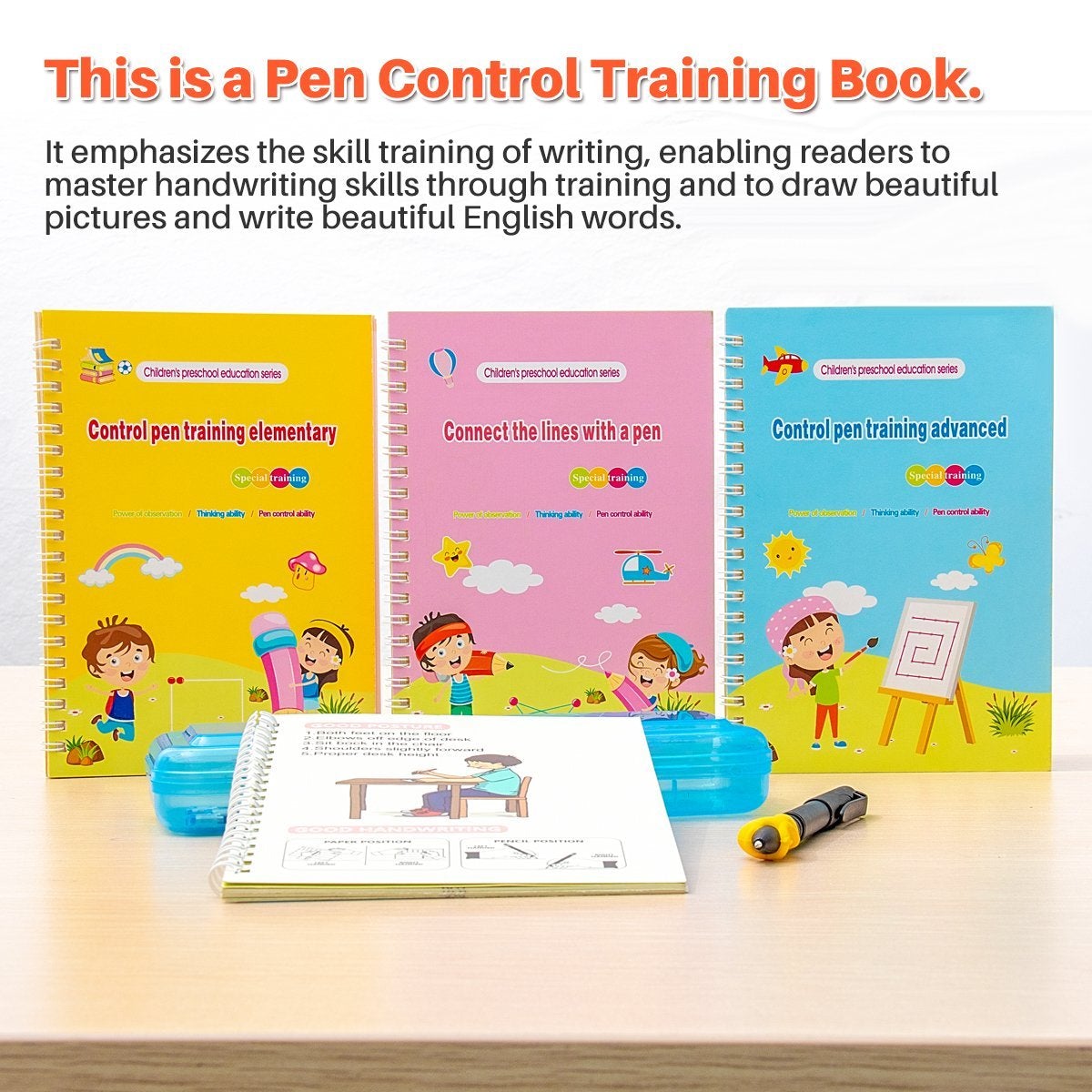 Sank Pen Control Training Book [Four books included]